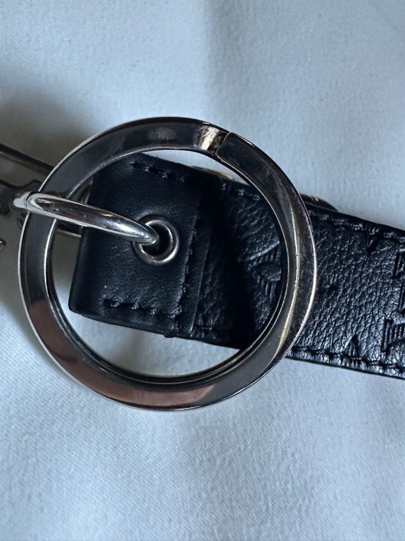 ルイ・ヴィトン ブラックレザー キーホルダー