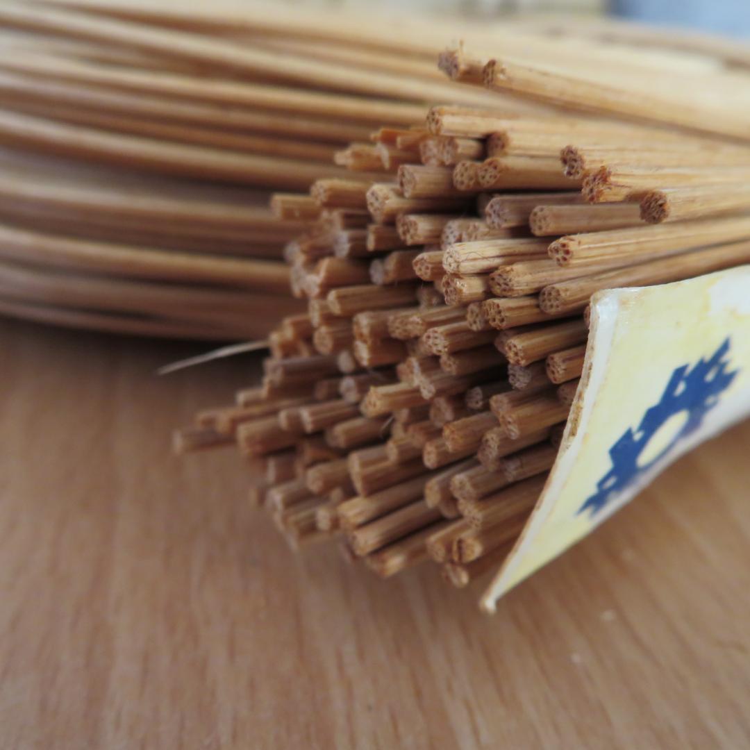 ハンドメイド　バスケット材料　リード　5点まとめて　約2,200g　木製　かご籠