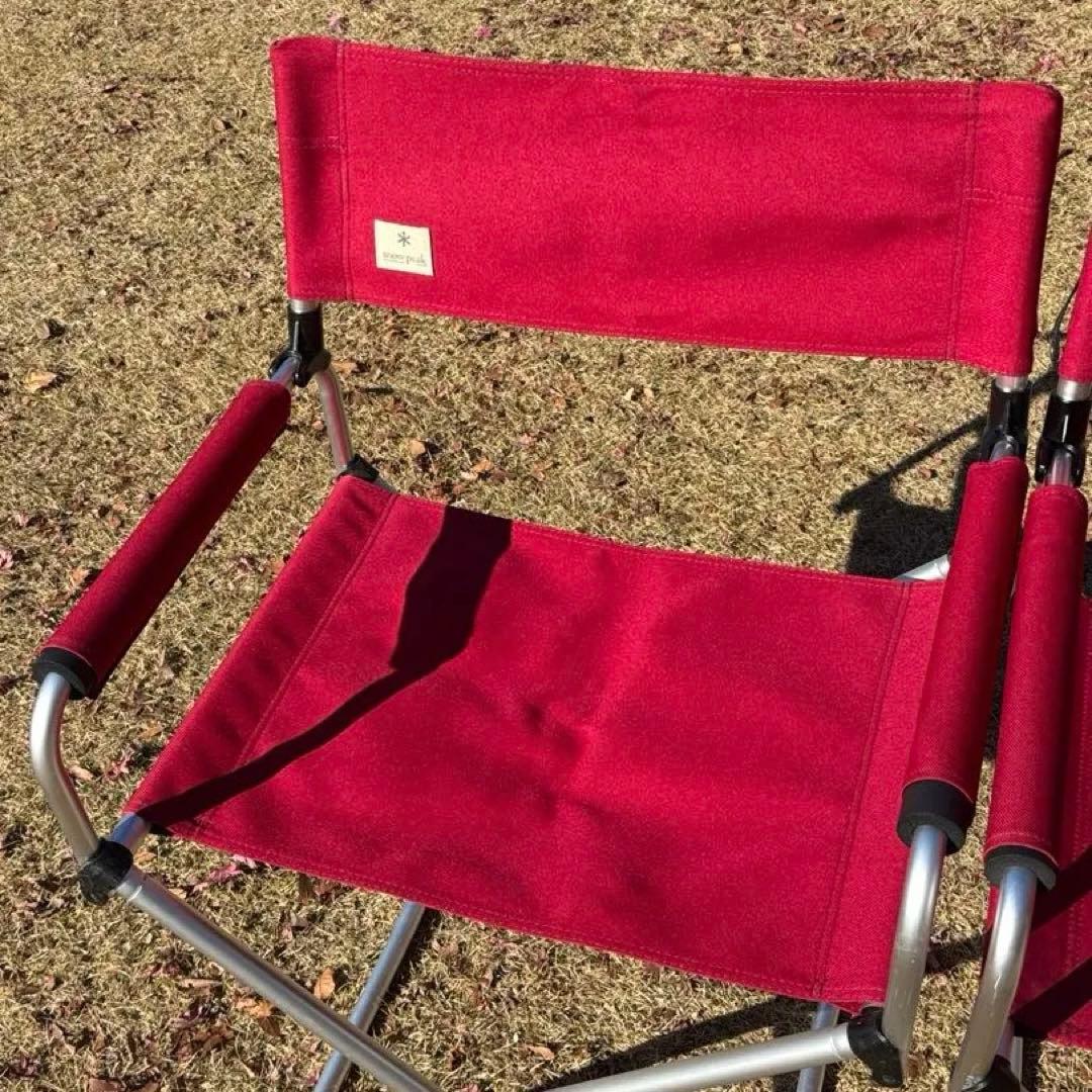 スノーピーク FDチェアワイド RD 4脚セット キャンプ チェア 折り畳み