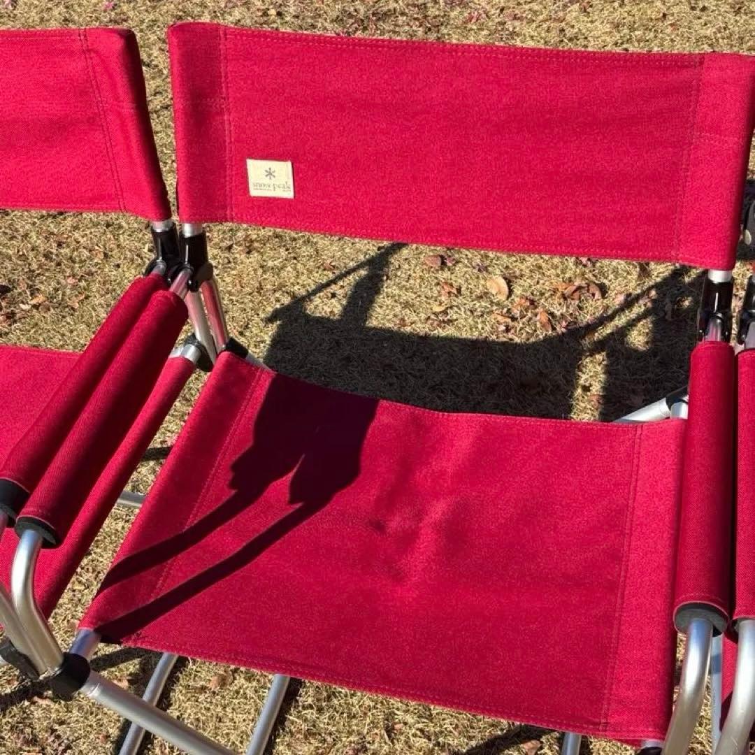 スノーピーク FDチェアワイド RD 4脚セット キャンプ チェア 折り畳み