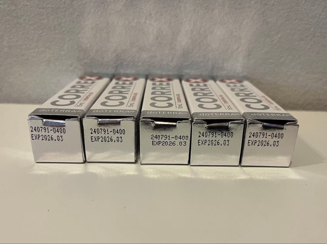 【新品未使用】ドテラ doTERRA コルレックス　CORREX 5本