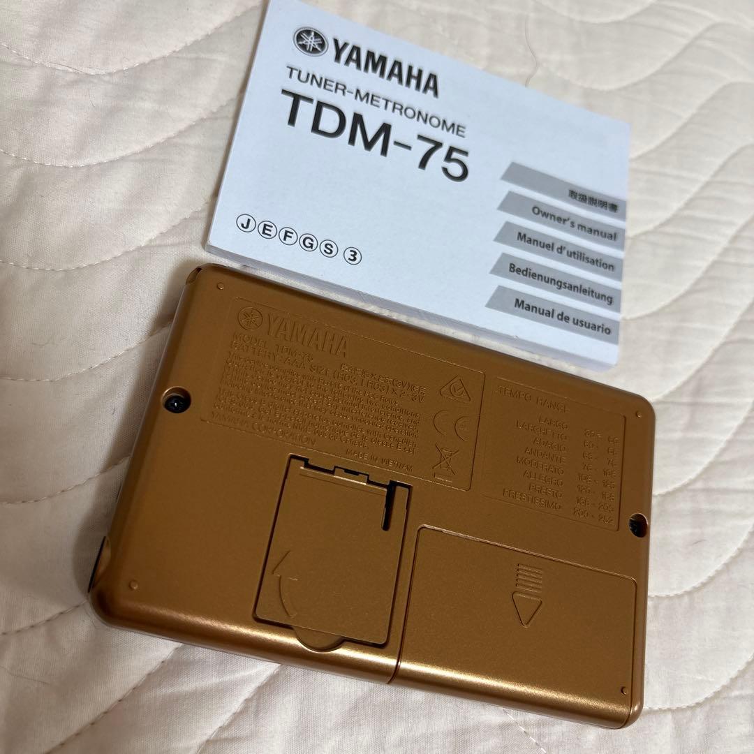 【極美品】YAMAHA チューナーメトロノーム TDM-75 チップとデール
