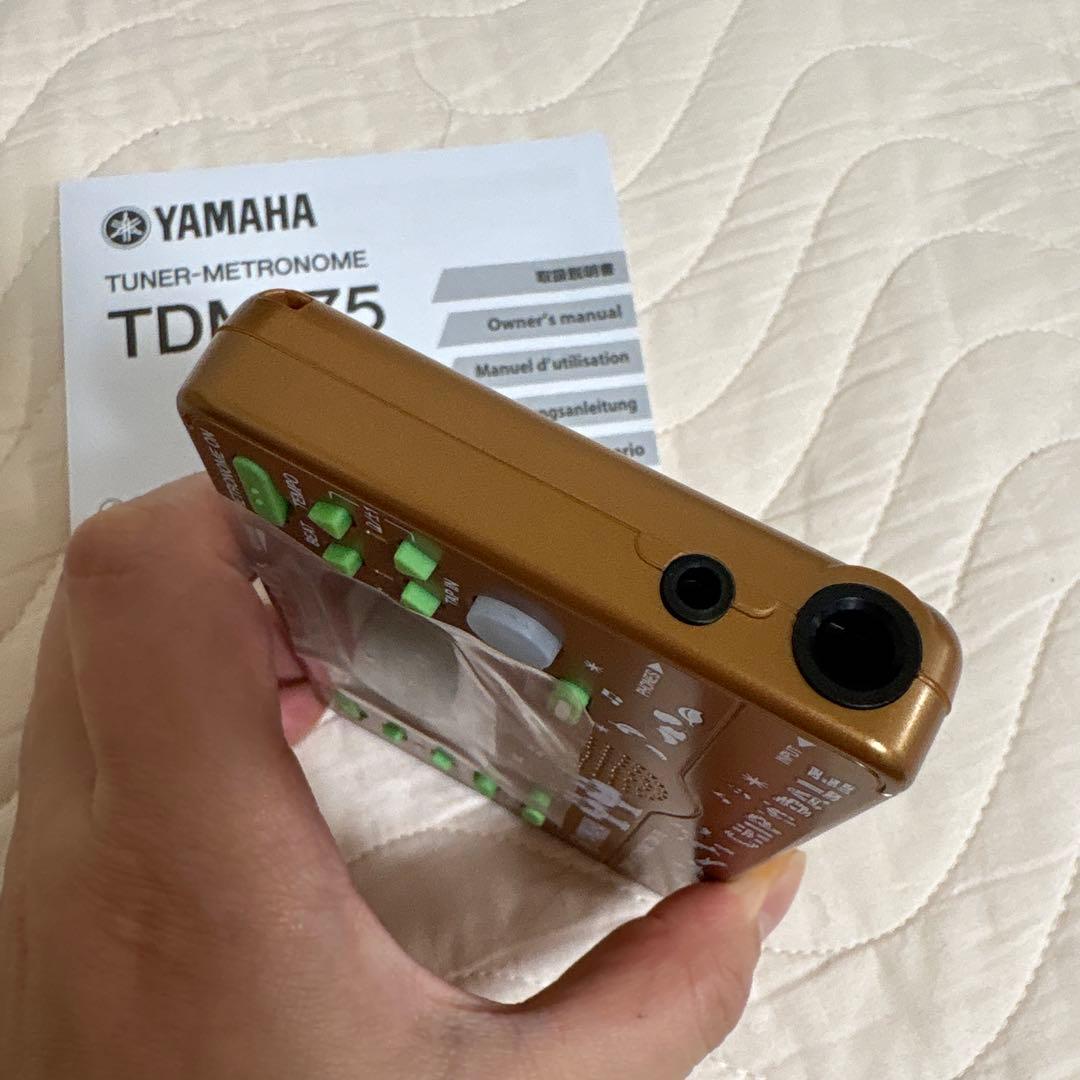 【極美品】YAMAHA チューナーメトロノーム TDM-75 チップとデール
