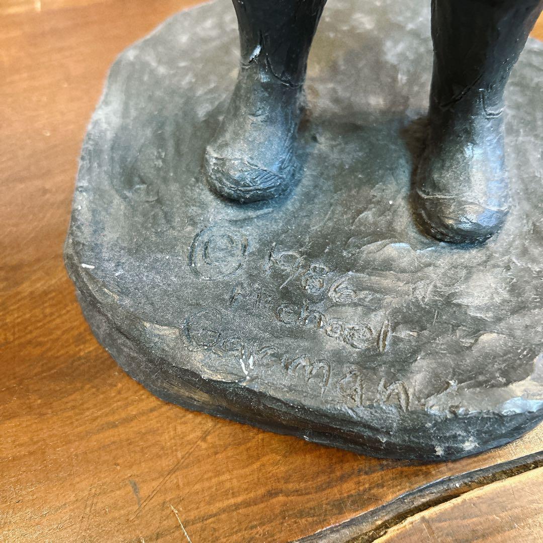 彫刻家 マイケルガーマン氏作 アンティーク彫刻　アメリカンインテリア　消防士