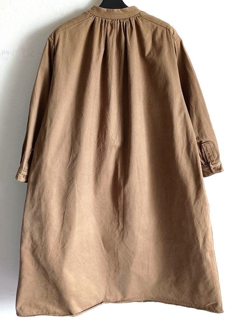 お値下げ♪YAECA✖️ほぼ日 LDKWARE ロングスモックドレス 朽葉 美品