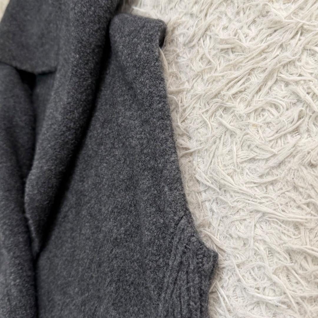 17109✨22年 フォクシー ニット ロングジレ カシミヤ混 ニュアージュ