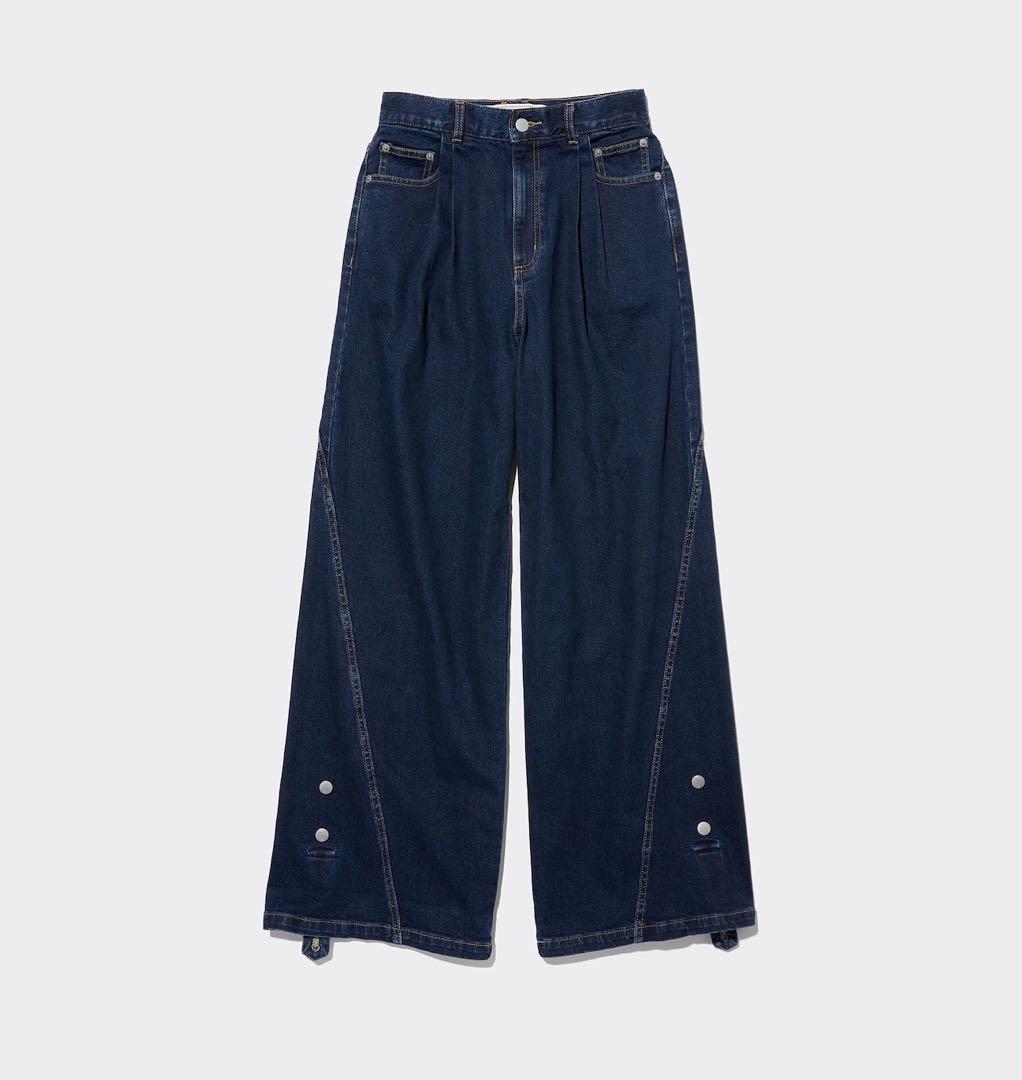 GU×rokh デニムブルゾンとパンツ　セット