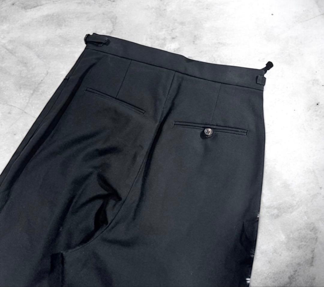 ato アトウ コットンツータック スラックス パンツ