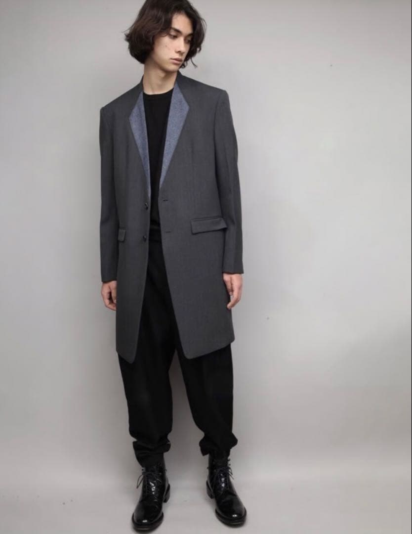 ato アトウ コットンツータック スラックス パンツ