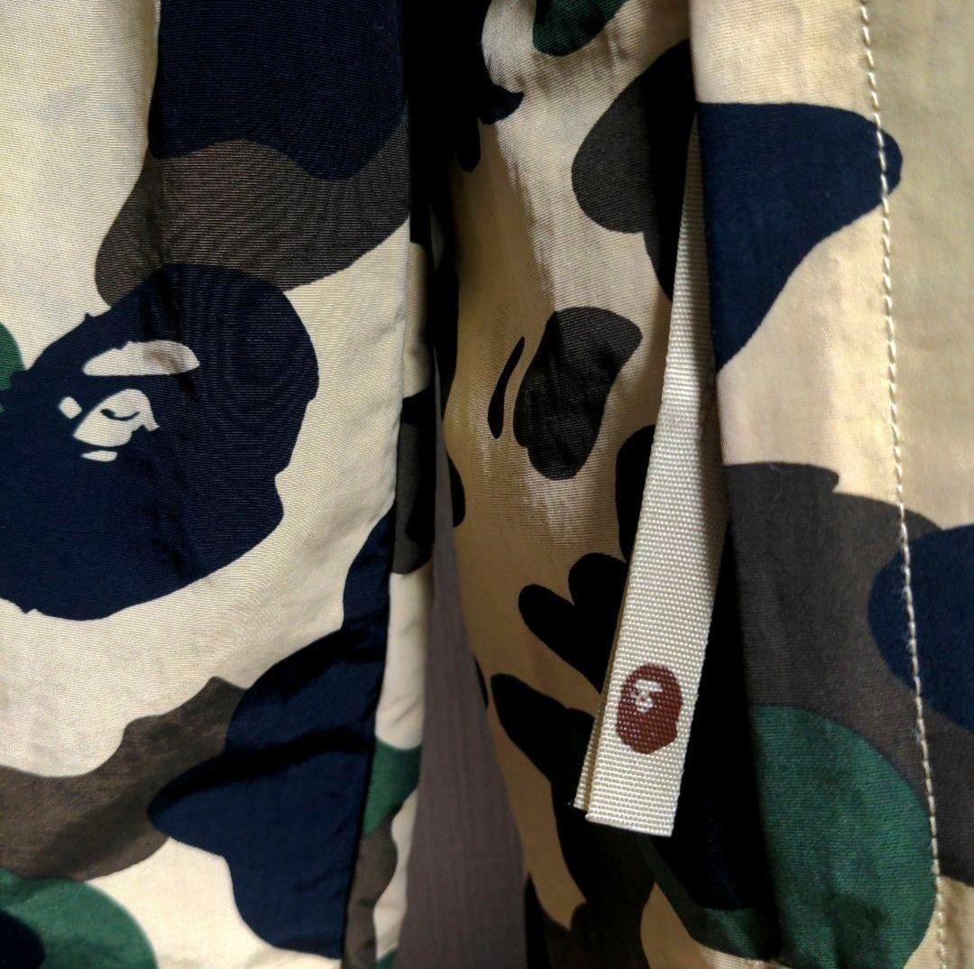 cw8 A BATHING APE ナイロンジャケット カモフラ 総柄 メンズS