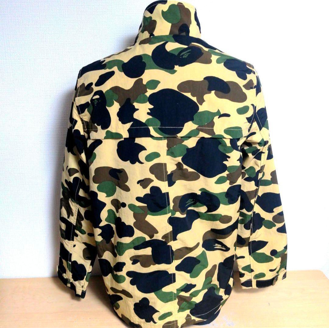 cw8 A BATHING APE ナイロンジャケット カモフラ 総柄 メンズS