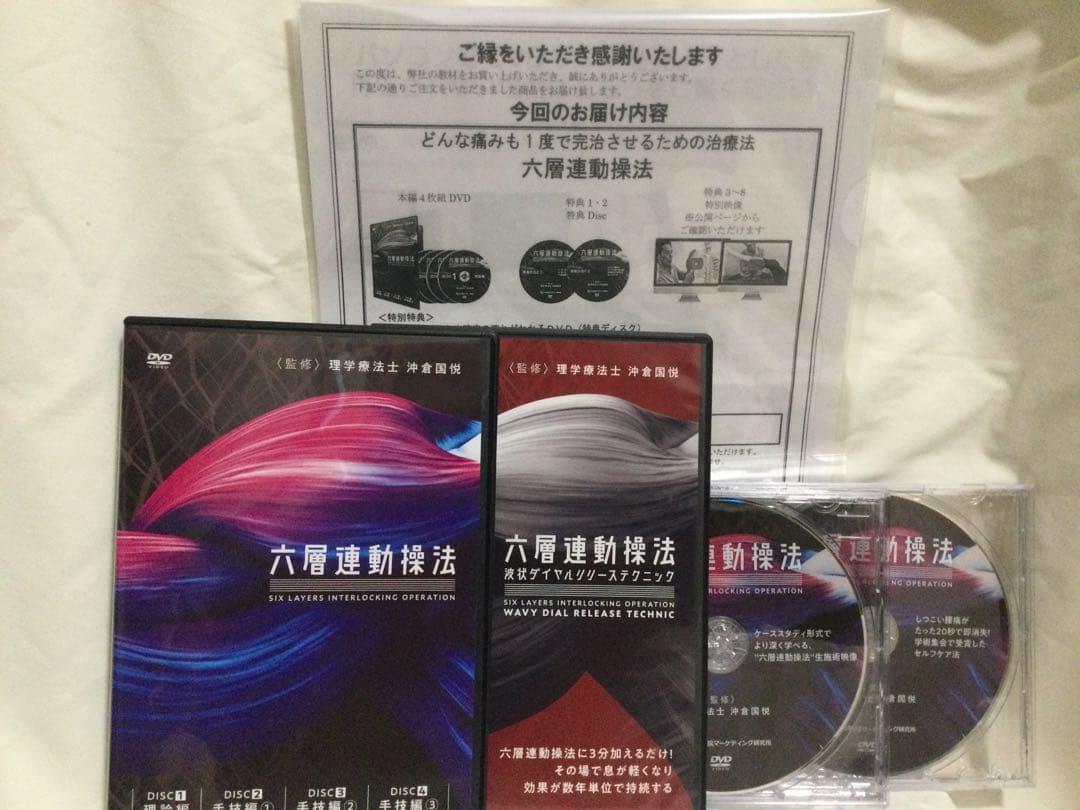 六層連動操法　DVD 7枚フルセット 整体