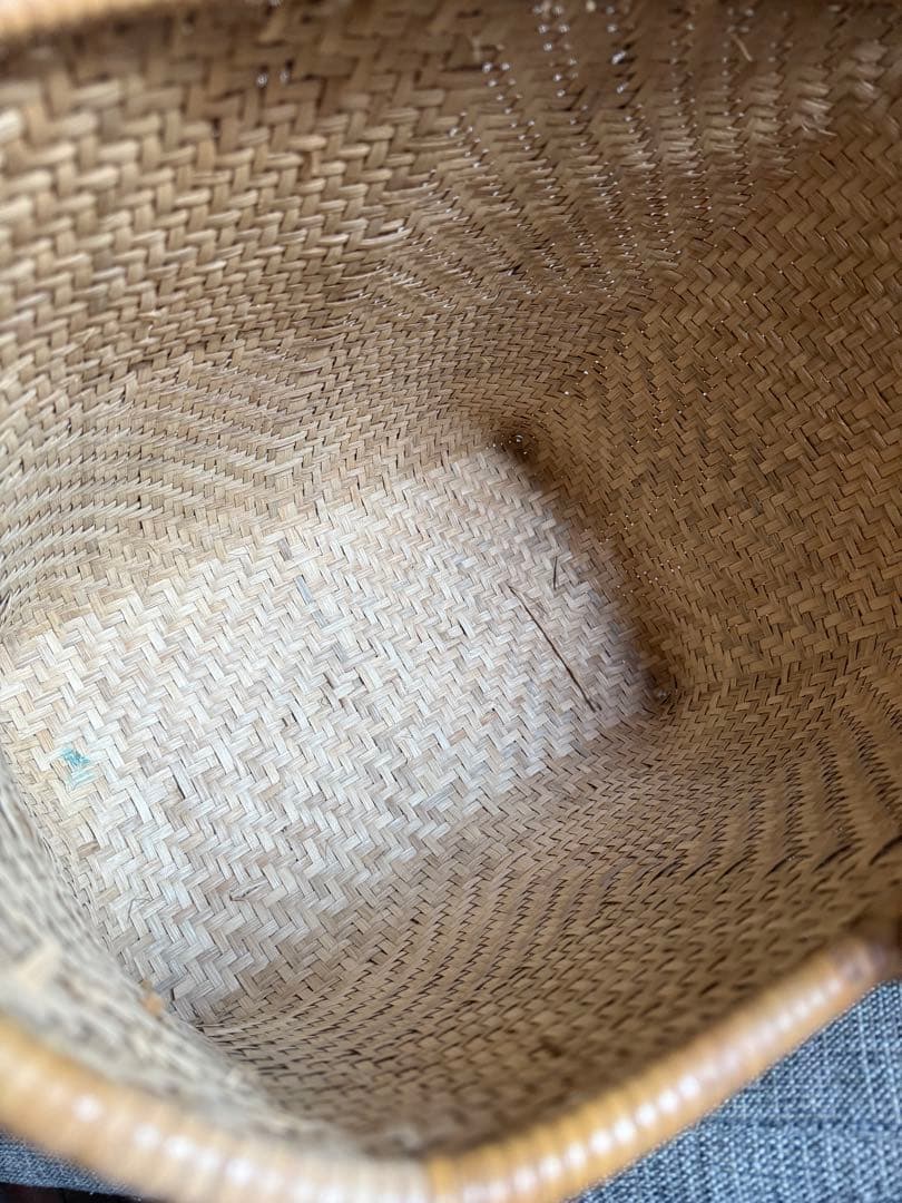 竹籠バッグ かごバック 竹籠 買い物かご マルシェ vintage