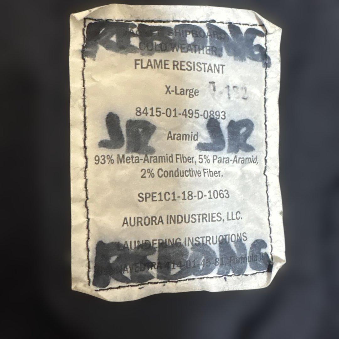 USN シップボードジャケット USNAVY 米軍放出品　アラミド