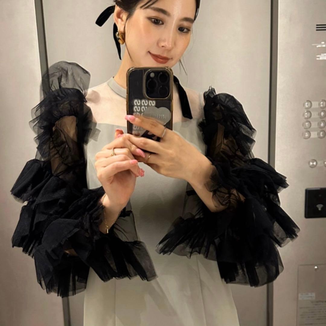 ANDRESD ディタッチスリーブドレス　オケージョンドレス