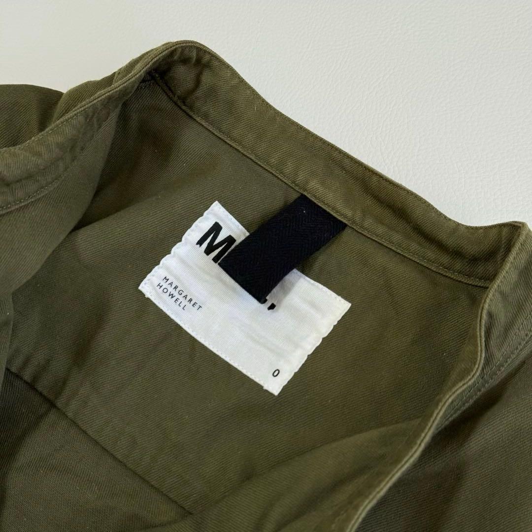 MHL. COTTON TWILL ワンピース バンドカラー　近年モデル