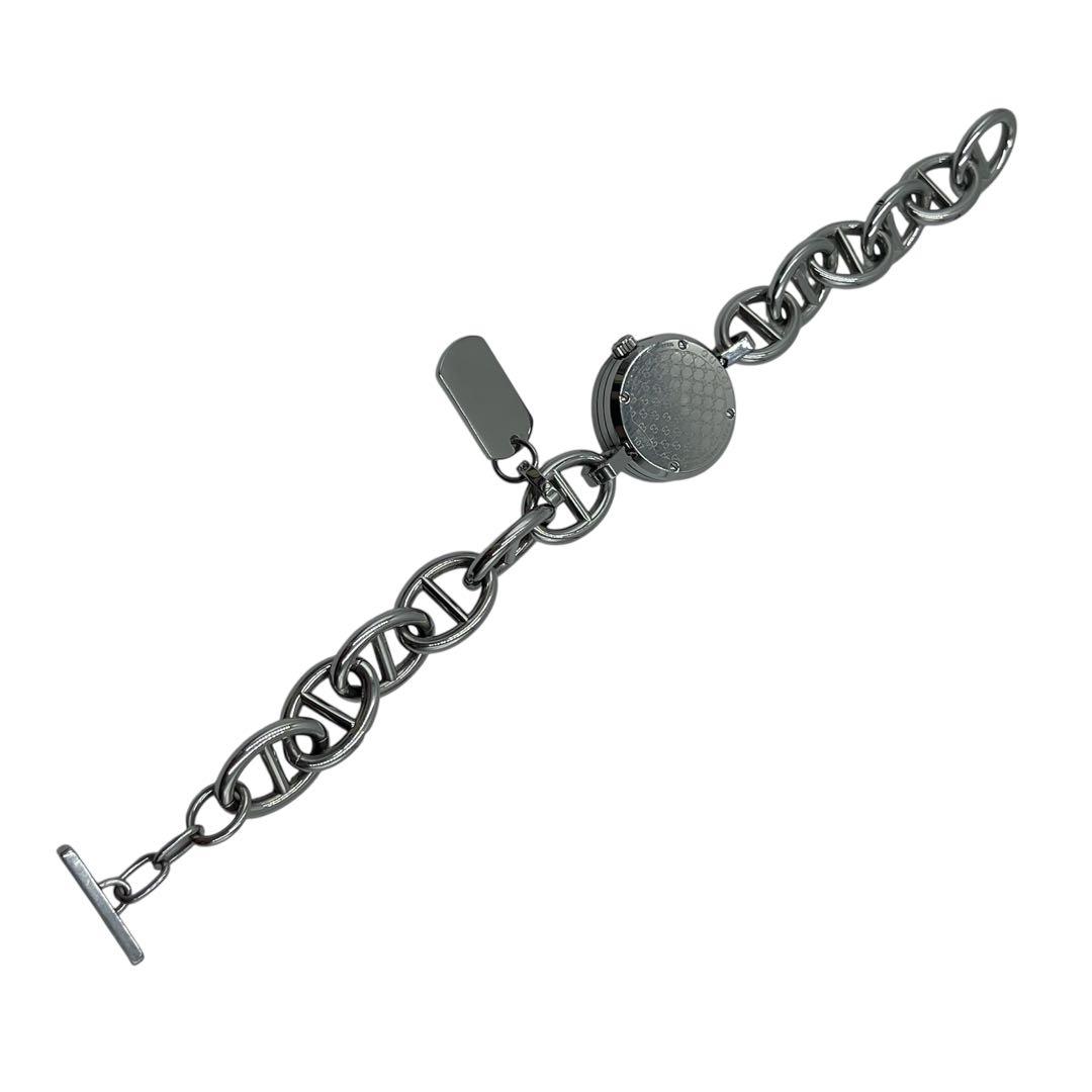 GUCCI シルバー チェーンブレスレット時計 107 28123