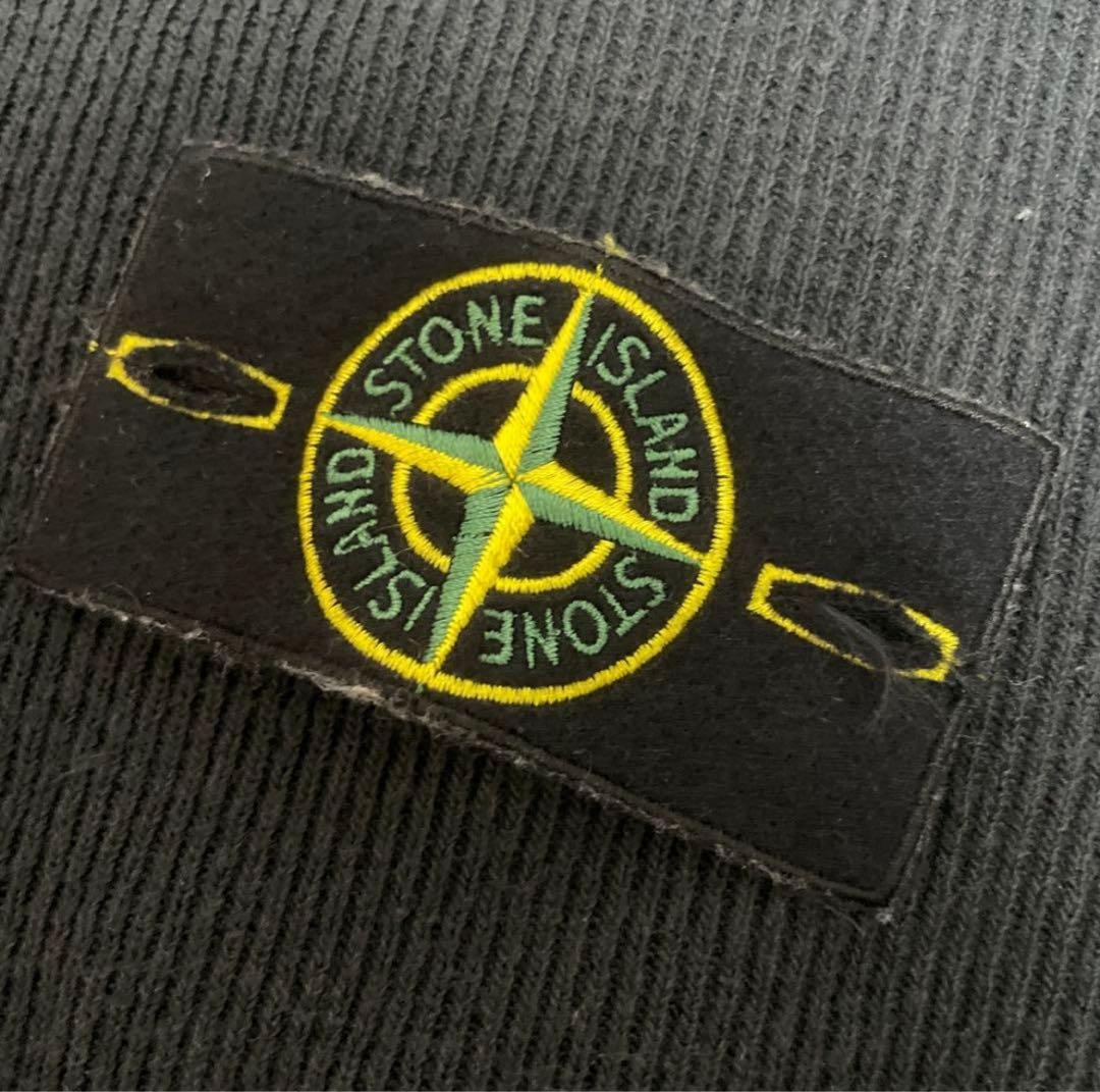 STONE  リブ　スウェットシャツ　ブラック　M