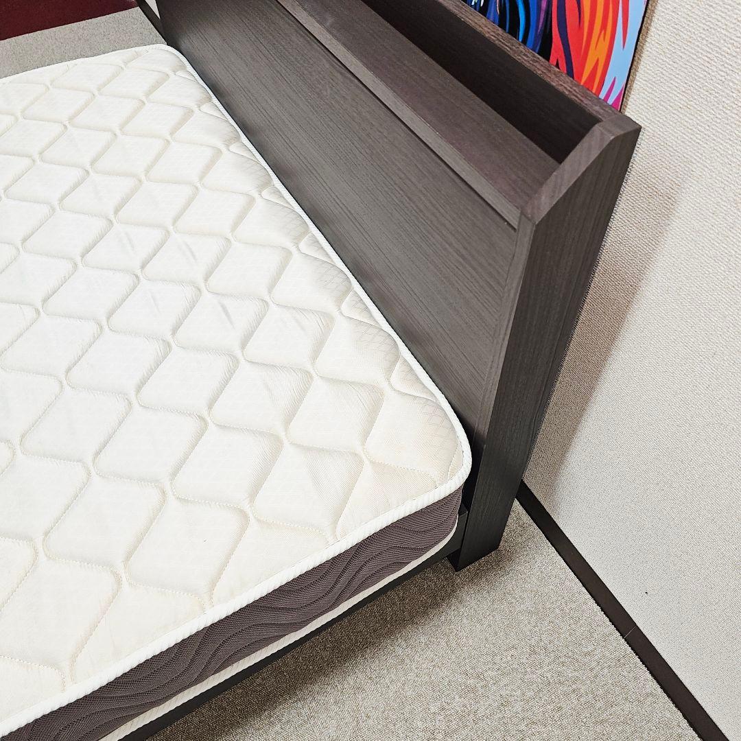 セミダブルベッド+マットレス semi-double 東京23区への無料配送