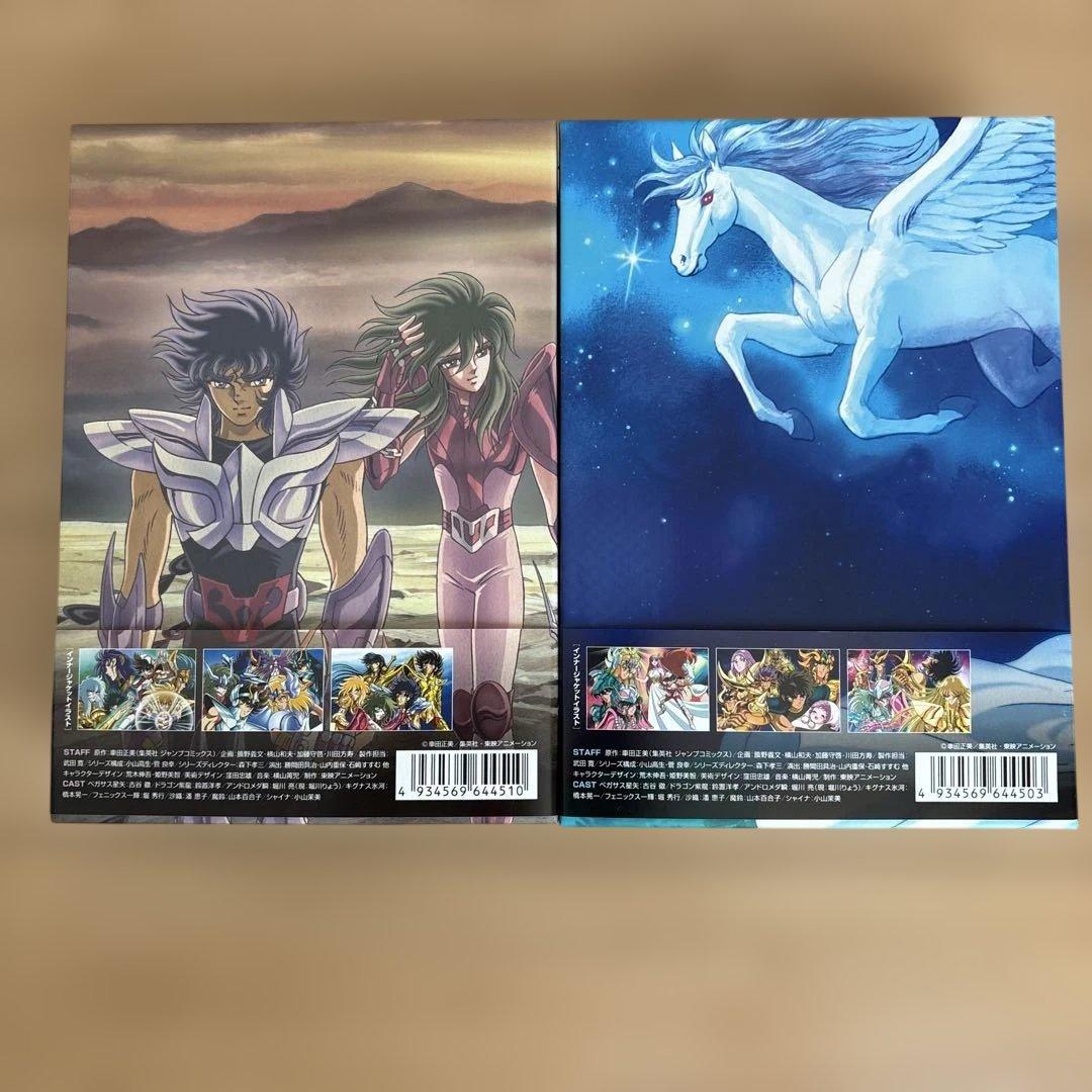 聖闘士星矢 DVD-BOX Ⅰ Ⅱセット　美品　一部未開封品あり