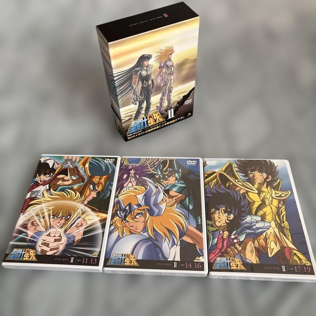 聖闘士星矢 DVD-BOX Ⅰ Ⅱセット　美品　一部未開封品あり