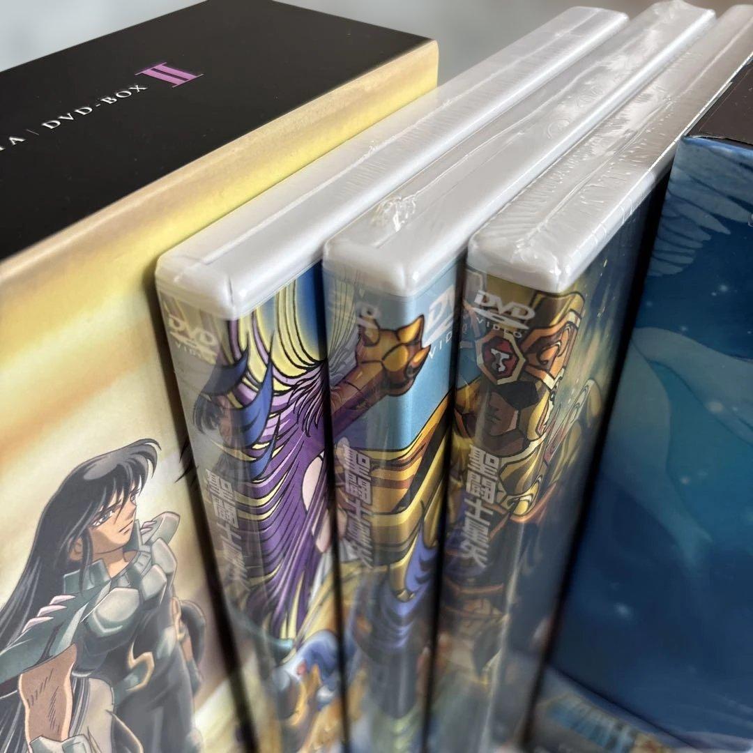 聖闘士星矢 DVD-BOX Ⅰ Ⅱセット　美品　一部未開封品あり