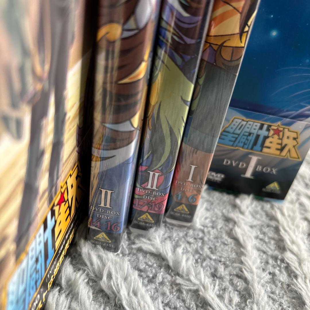 聖闘士星矢 DVD-BOX Ⅰ Ⅱセット　美品　一部未開封品あり