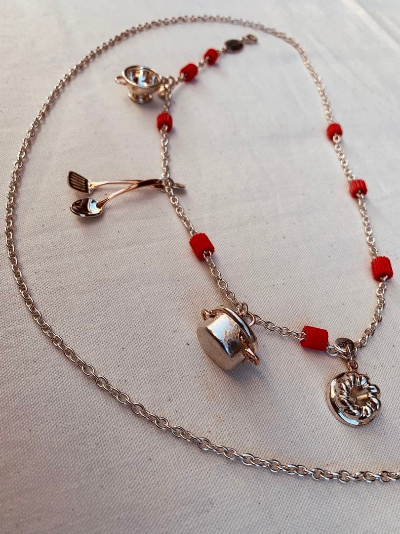 ポメラート Dodo チャーム ネックレス 限定 【ラッキーシェフ】