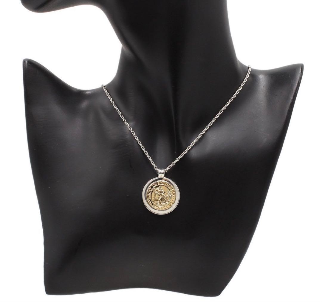 S2471 美品 ティファニー セント クリストファー ネックレス