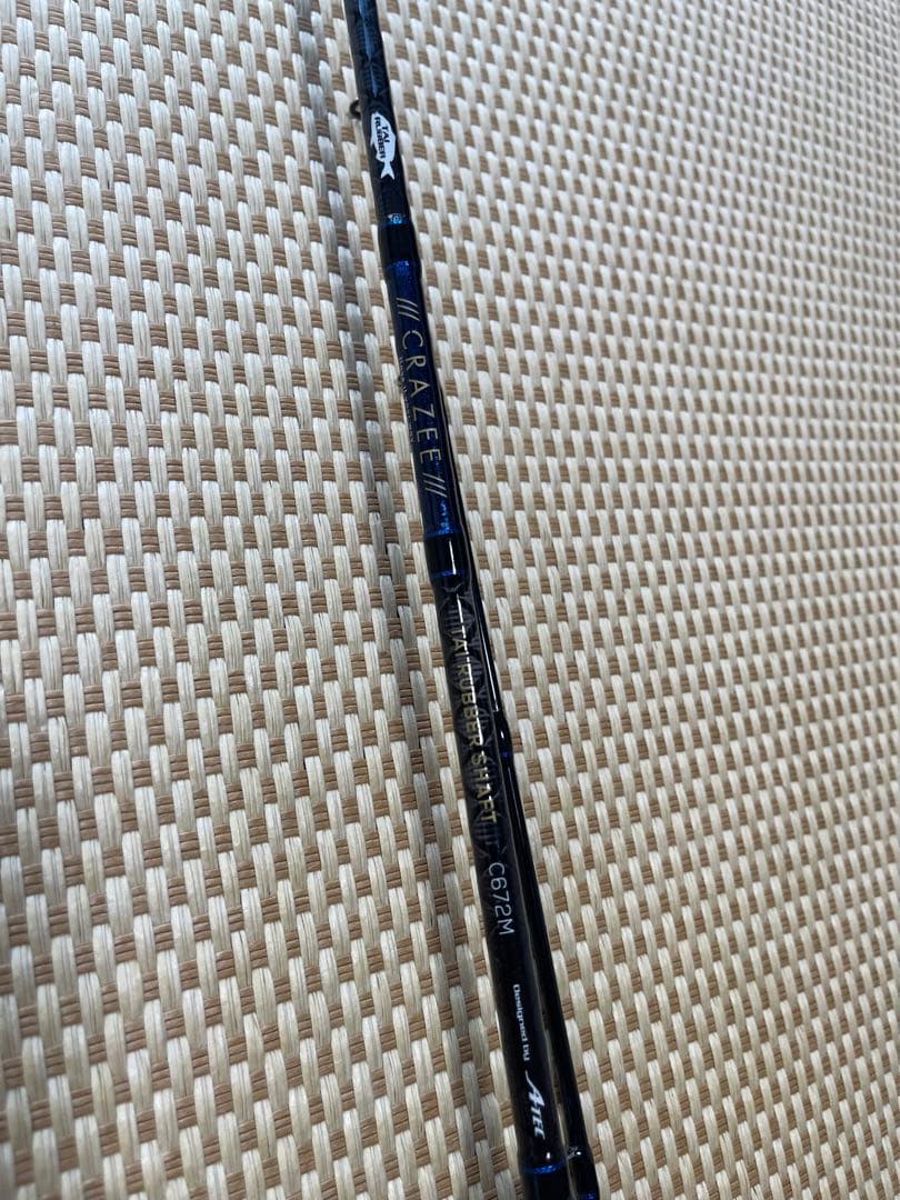 アルファタックル クレイジータイラバシャフトC672M 2ピース ベイトタイプ