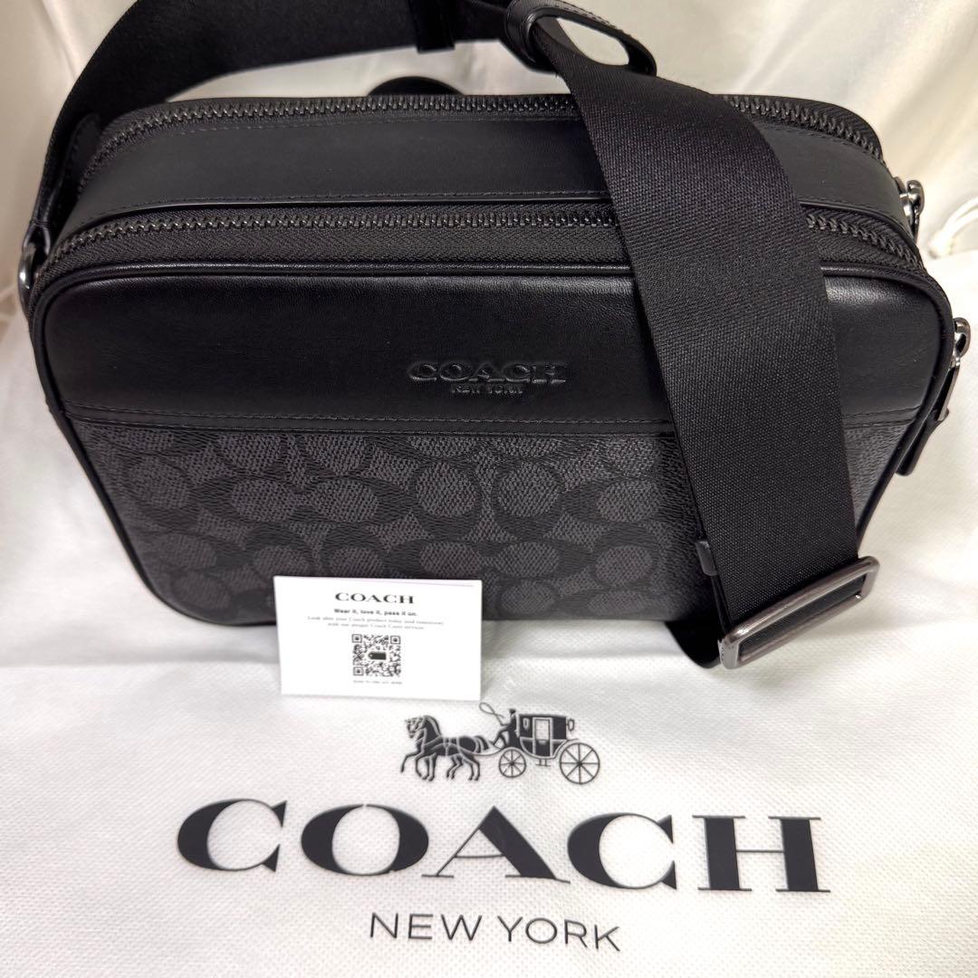 COACH コーチ　グラハム　クロスボディ　シグネチャーPVC 新品未使用