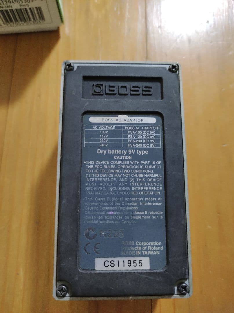 Boss phase shifter PH 3　箱説明書付き フェイザー