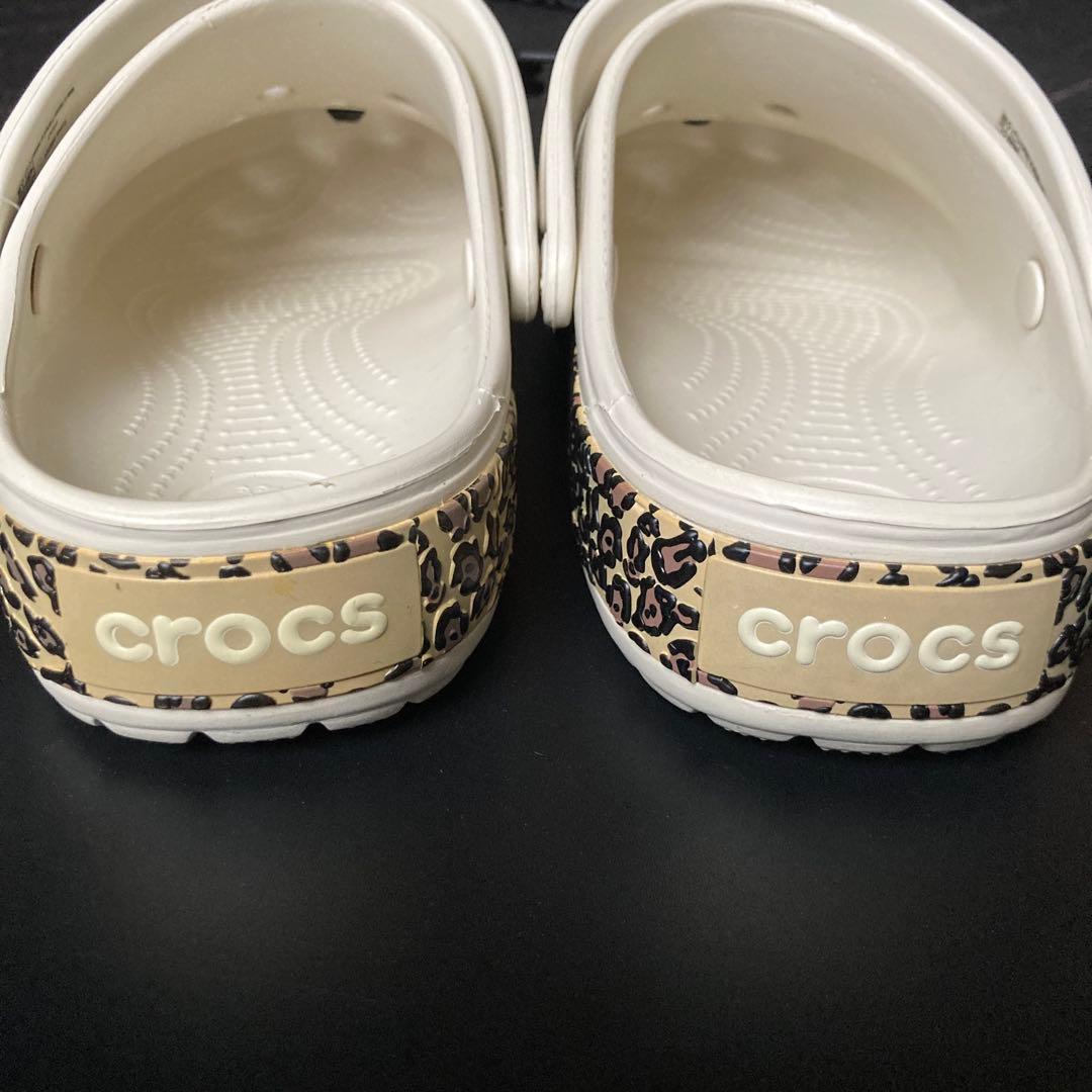クロックス/crocband animal print clog/23cm希少