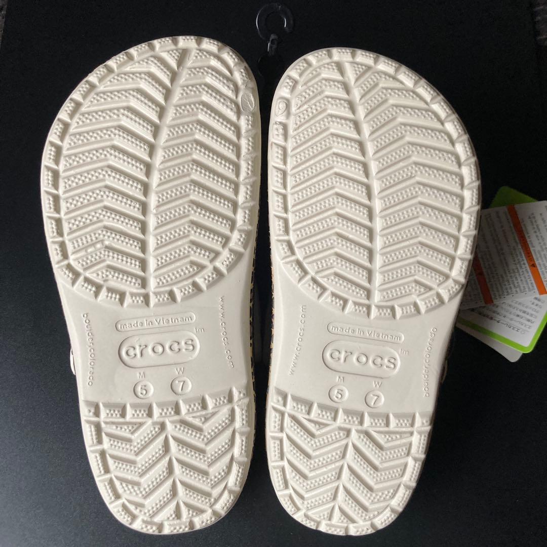 クロックス/crocband animal print clog/23cm希少