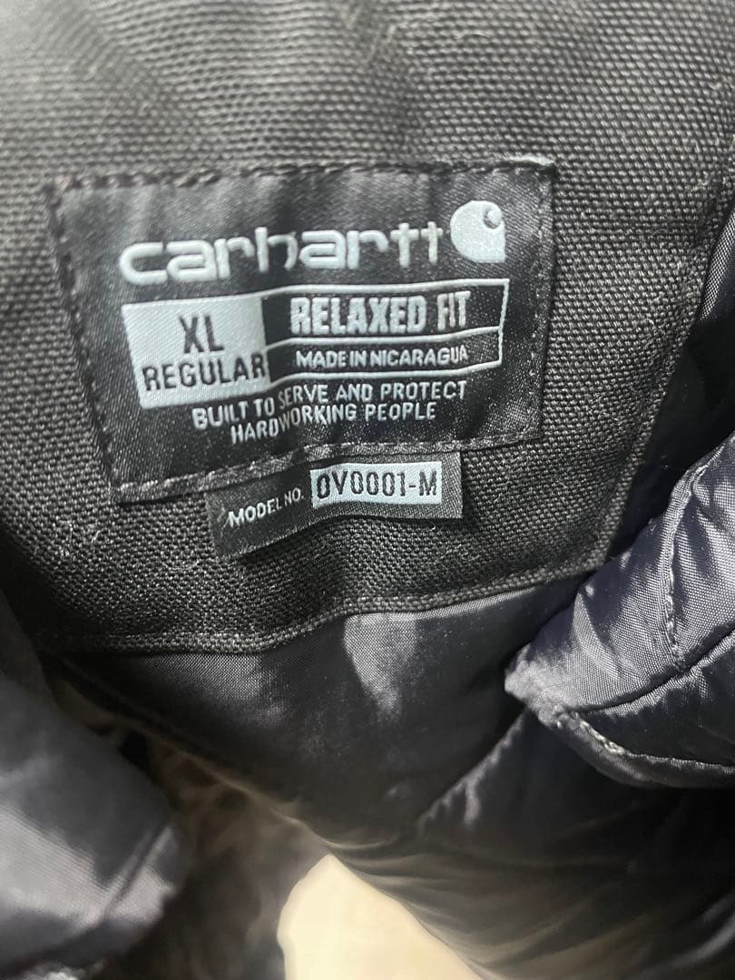 Carhartt ブラック ベスト XL