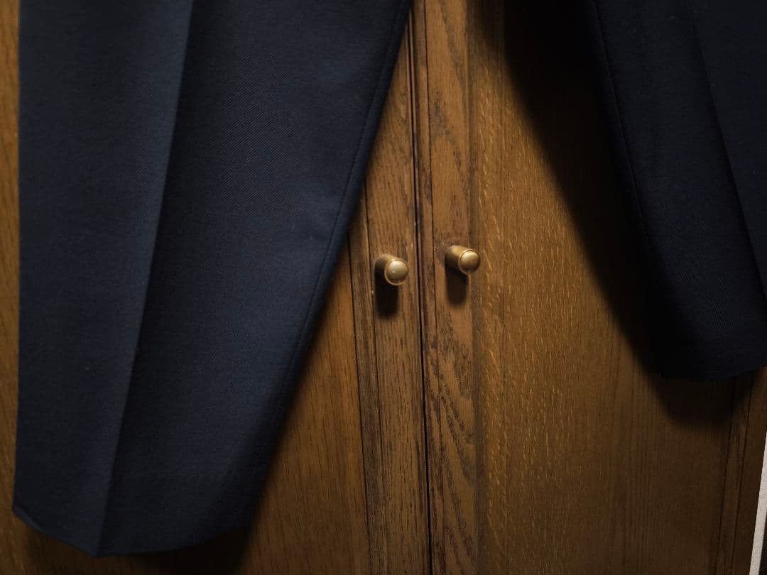 マーカウェア　ウールサバイバルクロス　ペグトップ　ネイビー　サイズ2