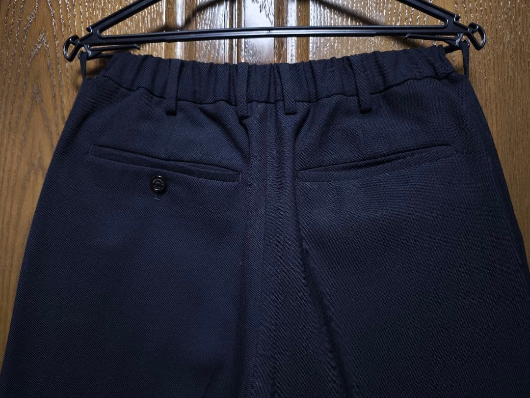 マーカウェア　ウールサバイバルクロス　ペグトップ　ネイビー　サイズ2