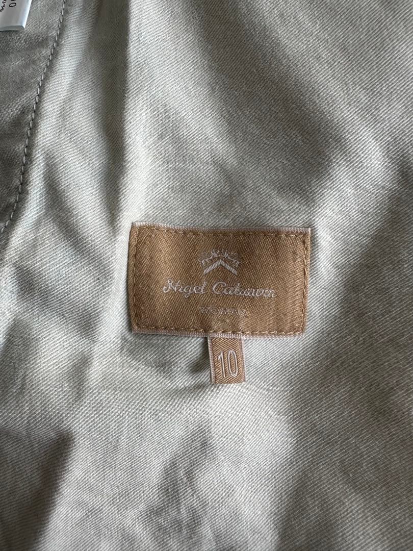 【超美品】ナイジェルケーボン ウーマン　インディゴ　リネンハーフパンツ