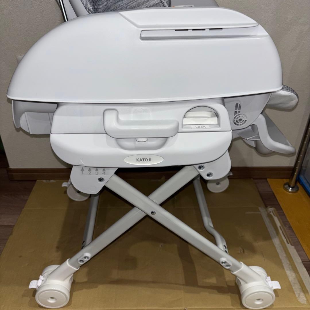 【ほぼ新品】✨ KATOJI カトージ　ハイローラック　ハイローチェア ピッコロ