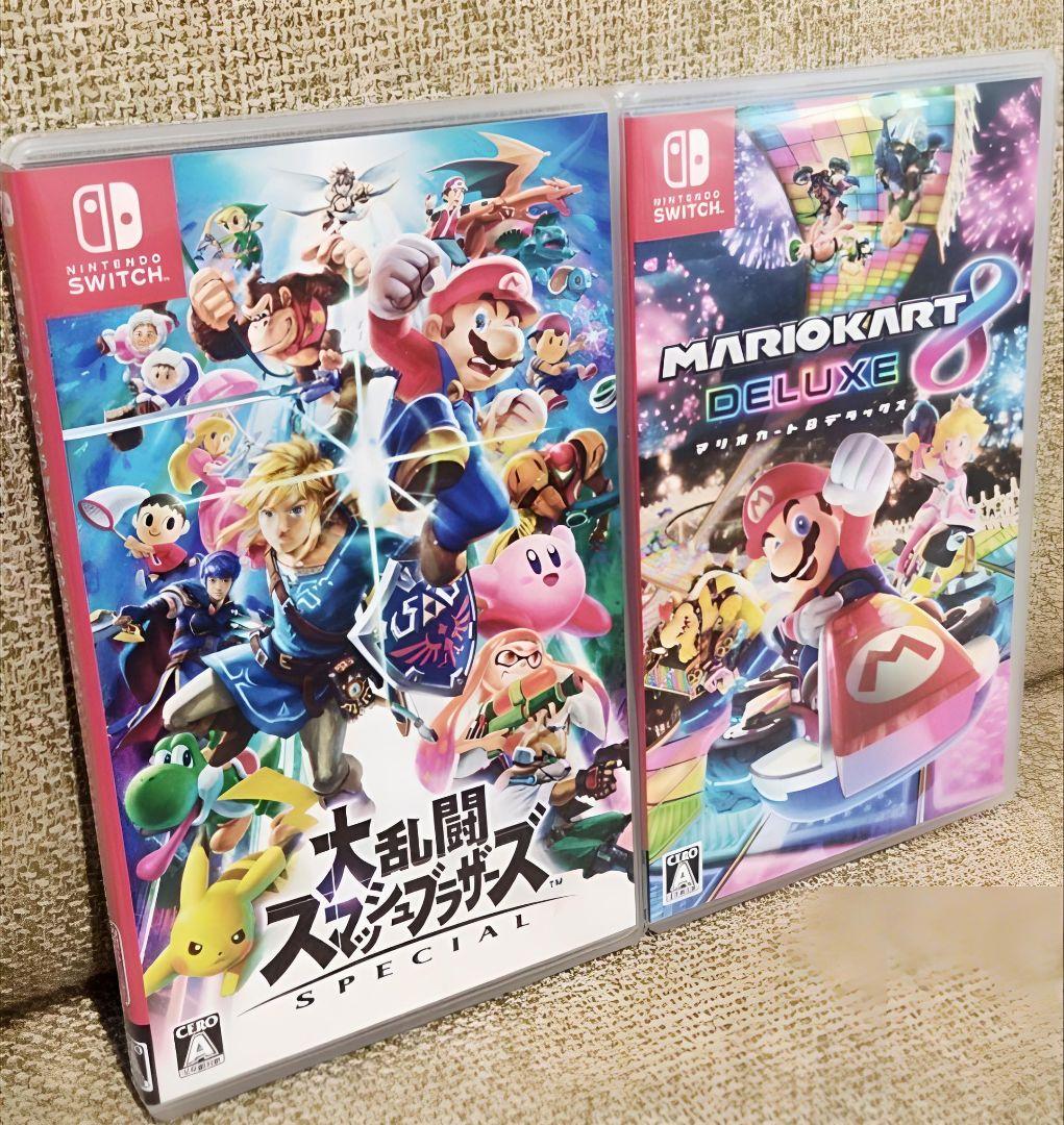 【ほぼ新品】スマブラSpecial　マリオカート8　人気タイトルセット　ソフト