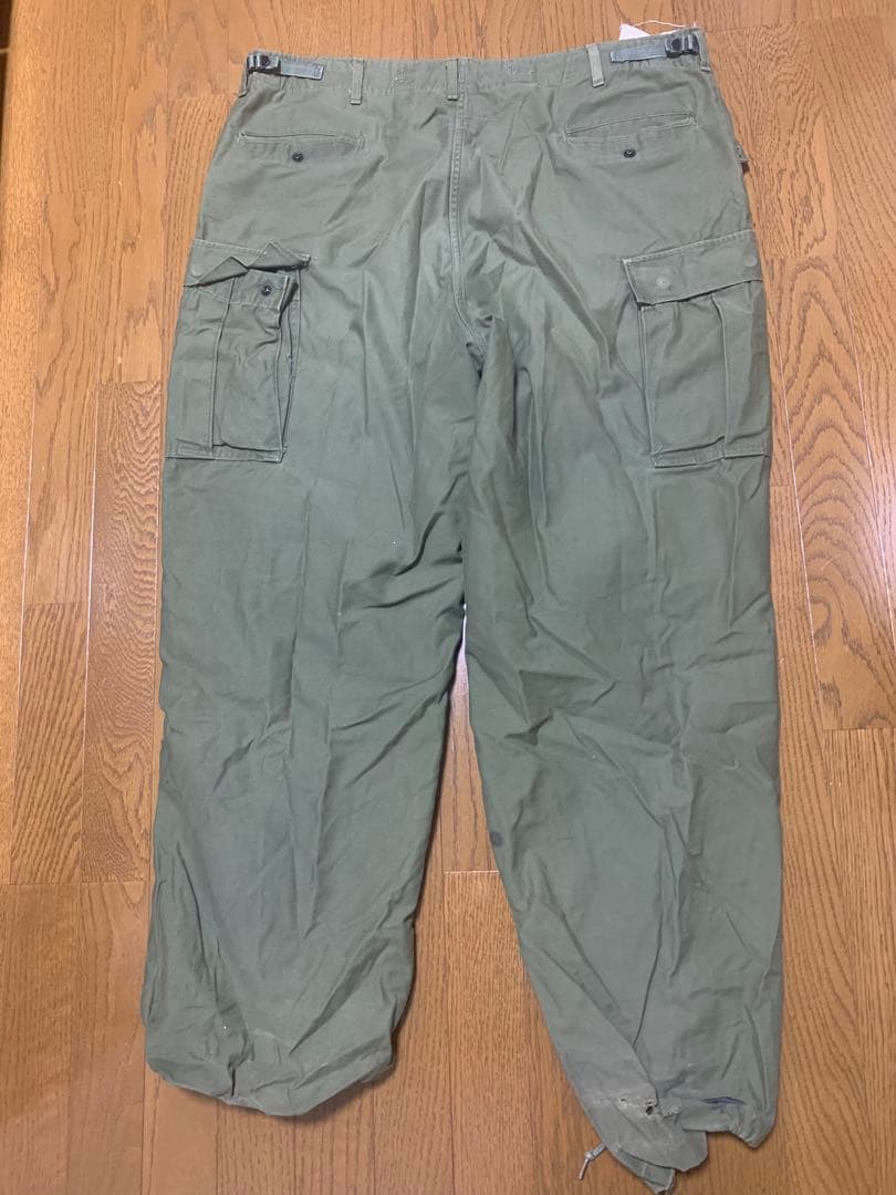 【のび】70s 米軍実物 US ARMY M65 カーゴパンツ　ミリタリー