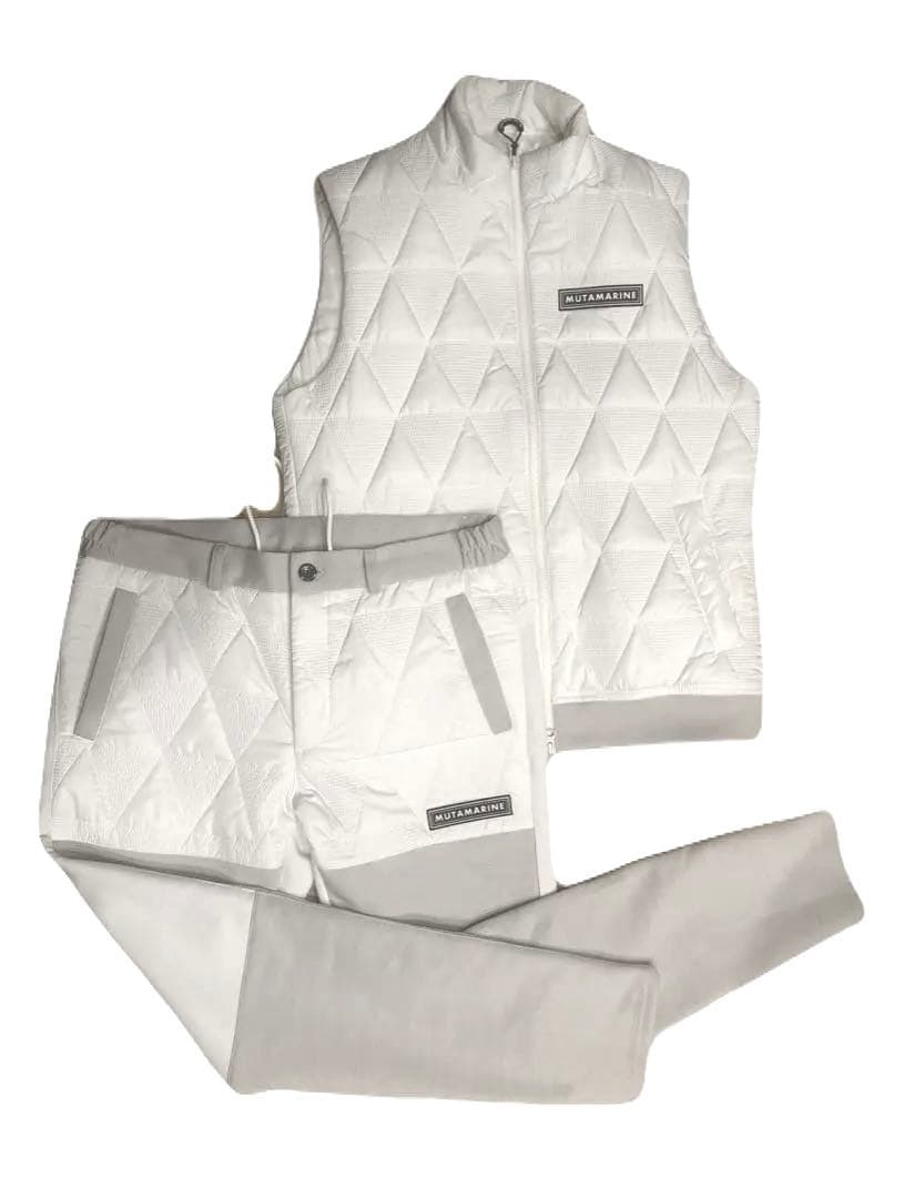 muta MARINE ムータマリン　キルティングダウンベスト&パンツ　セット
