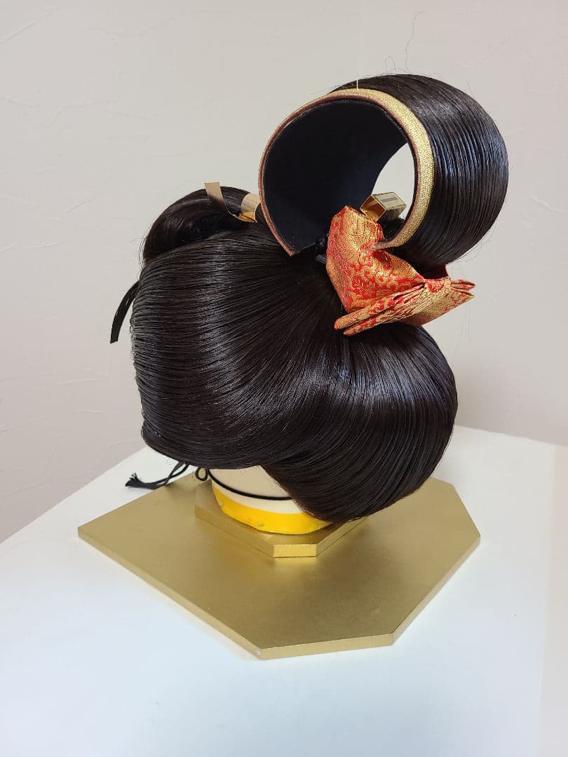 ダイゴロ　花嫁かつら・かんざし4点セット　専用ケース付き