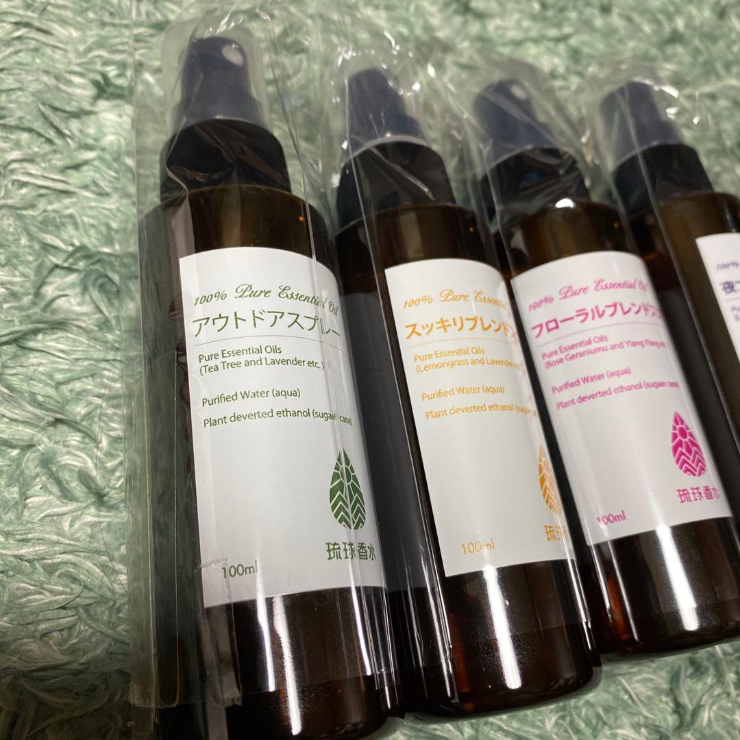 お部屋の香りアロマスプレー 100ml 4種セット