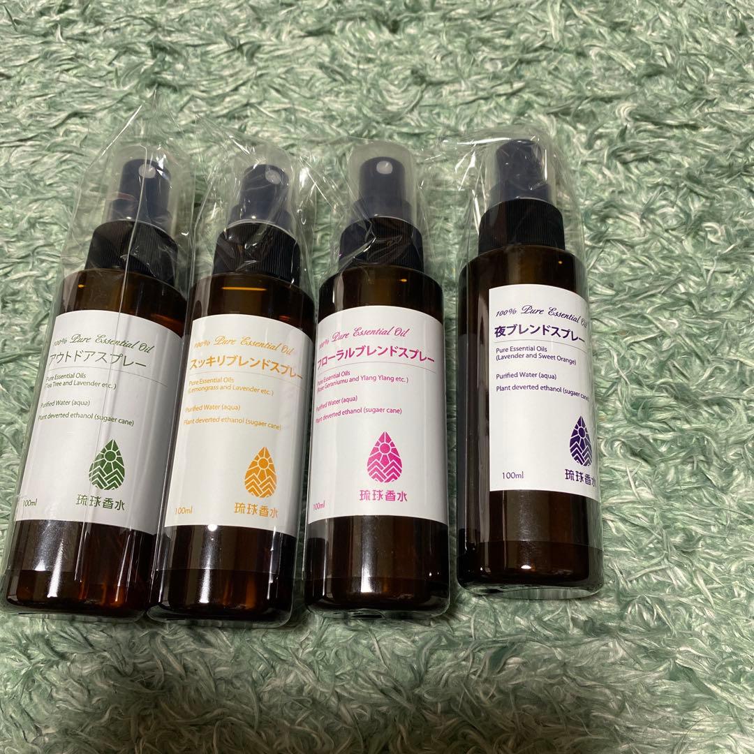 お部屋の香りアロマスプレー 100ml 4種セット