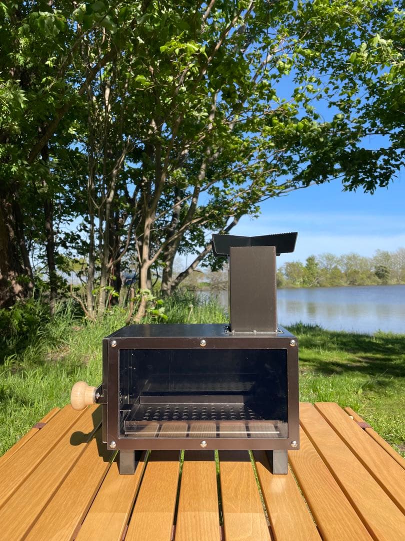 テーブルエース　ミニ薪ストーブ新品未使用　専用バッグ付き　ブラック