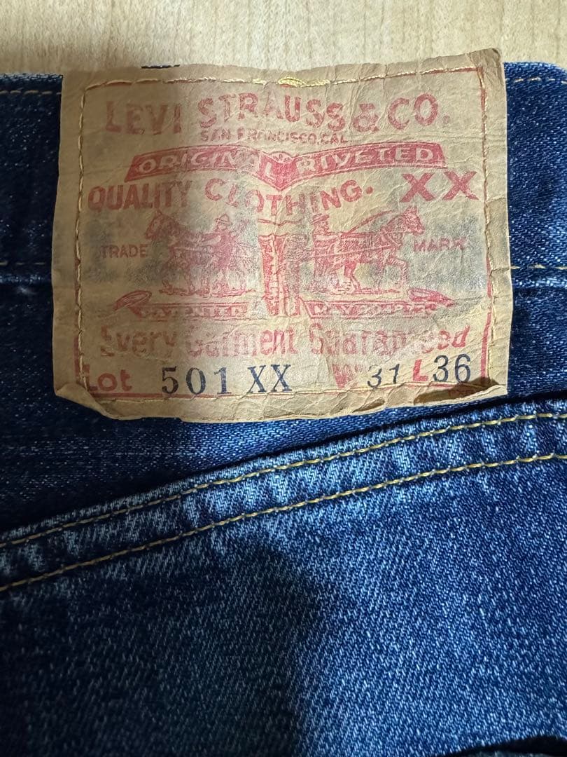 Levi's 501XX 濃紺　W31 L36 555