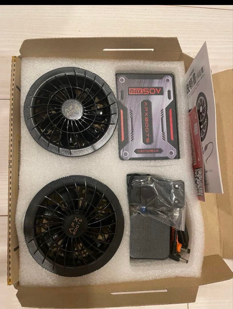 AFX強力冷却ファン 50V 228L/S 9490RPM