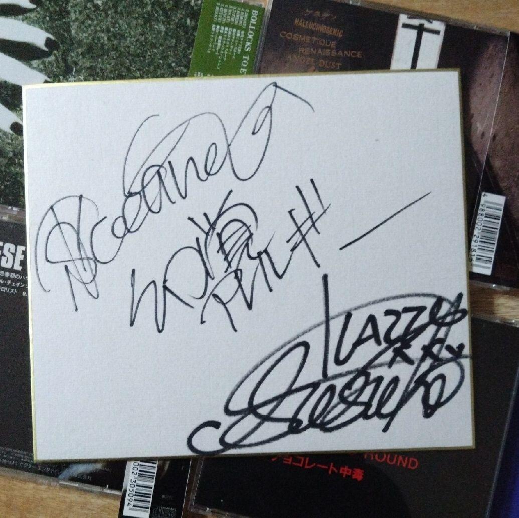 【廃盤・貴重】幻覚アレルギー　CD4枚・直筆サイン色紙・下敷きセット