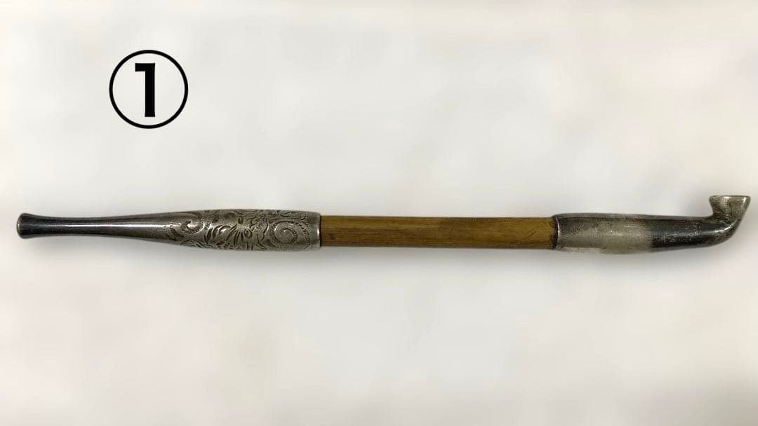 C-17 煙管　煙管入れ　2個セット　煙草道具　骨董品　古道具　美術品　工芸品